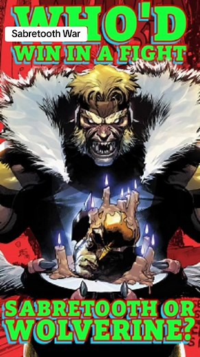 Sabretooth and wolverine's rivalry is possibly the greatest in comic book history. 2 mutants with nearly identical power sets, however one of them is way more powerful than the other. The Savage tree that Victor Creed shows towards Logan is a result of decades worth of writing and development by X-Men writer extraordinaire Chris Claremont. He is actually on record as saying that in an evenly matched fight wolverine has no hope of taking on sabreooth. The nature of their bitter Blunt feud is fuel