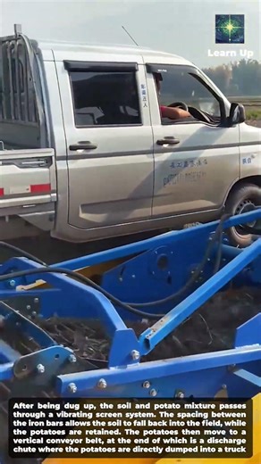 The most optimal and efficient potato harvesting machine