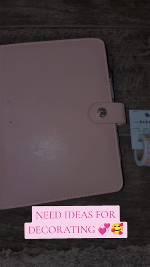 Need some new decoration ideas for my planner!:) #planner #plannercommunity #plannertok #hobbylobbyfinds #plannersetup
