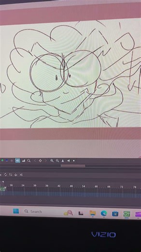 Working on a new story board #opentoonz #artist