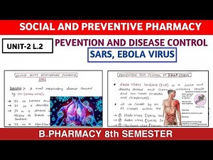Prevention and Disease Control- SARS, EBOLA VIRUS | Unit-2 L.2 | Social and preventive pharmacy
