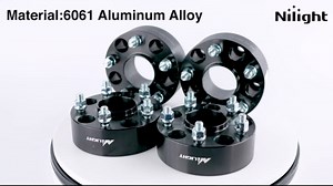 Nilight 5x5.5 Wheel Spacers for Ram 1500 2002 2003 2004 2005 2006 2007 2008 2009 2010 5x139.7mm,1.5 inch Wheel Spacers with 77.8mm Hub Bore 9/16 Stud,Compatible with Dodge Durango Dakota-4 PCS