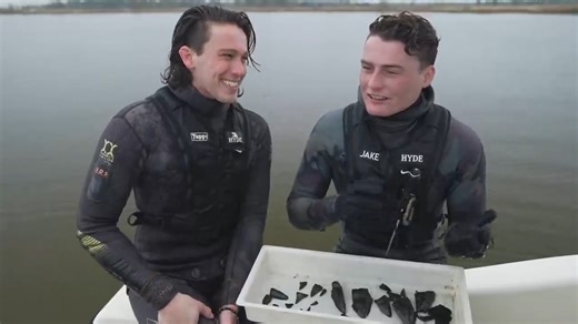 Searching underwater for a $1,000,000 shark tooth