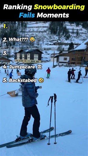 Ranking Snowboarding Fails Moments! 🤣
