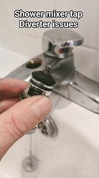 Shower mixer diverter valve fault. #shorts #plumbing