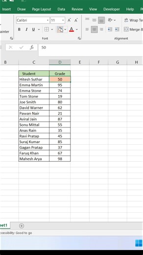 Colour Scale in Excel 👍 #exceltips #ExcelTricks #exceltutorial #explore | computernotion