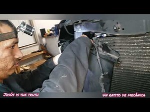 Jeep Grand Cherokee Laredo 2012 ( Ac condenser and transmission cooler replacement )