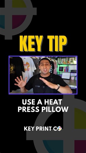Use a Press Pillow with your DTF Transfers #dtfprinting #dtfprint #dtf #heatpress