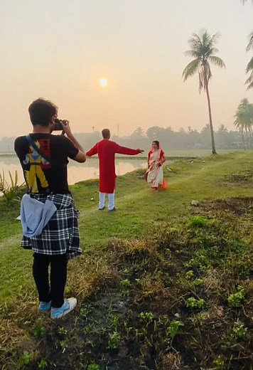 🟢Behind the Scenes 📸 Pre-Wedding shoot💗 #rusho_ahmed #weddingseason #foryou #foryoupage #wedding #bdwedding #bride #capcut #unfrezzmyaccount #trend #bangladesh🇧🇩
