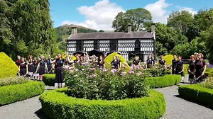 Turn up the sound and listen to the hauntingly beautiful sound of Polish choir Alla Polacca performing at Plas Newydd, Llangollen. Just one of the many outstanding performances from around the world at Llangollen International Musical Eisteddfod. | This Is Cymru Wales