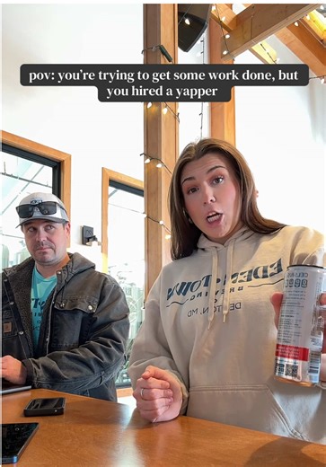 leave it to our bartender Brea to talk your ear off…. come see us this weekend!!! 🍻 cheers!!! #craftbeer #funny #local #maryland