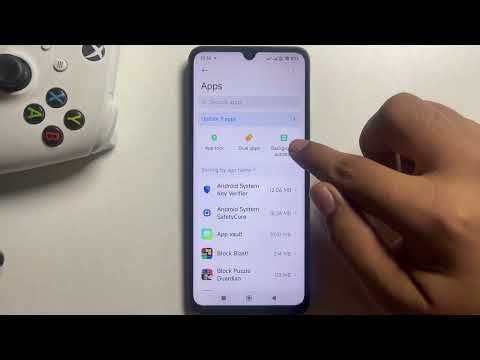 Redmi 14C where to find all Background autostart apps