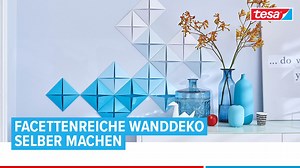 95K views · 52 reactions | Heute im DIY-Magazin: Wie ihr eure Wand mit ein paar Bögen blauer Pappe und den tesa TACK Klebepads zum Hingucker macht. | tesa | Facebook