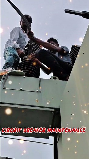 Circuit breaker maintenance 👿l #ytshorts #shorts #electrical