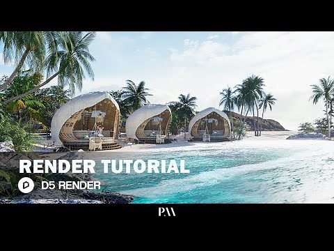 LEARN WITH ME: D5 RENDER TUTORIAL - Exterior scene 09