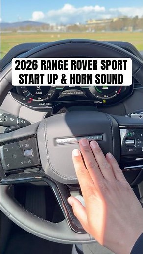 2026 RANGE ROVER SPORT P460e START UP & HORN SOUND #catchingcars #startup #carhorn #rangerover #suv