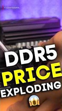DDR5 RAM Price Is Exploding Because of THIS One Memory! 😱 (HBM Explained)