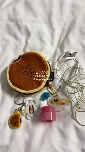 Packing my dorayaki pouch!! 🍮 ೀ⋆｡˚ . . . [shoujo, shoujogirl, pinterest, pinterest-girl, pinterest-inspired, beaded-keychain, kawaii, aesthetic-photography, sawako, aesthetic-keychain, phone-charm, pinterest-aesthetic, kawaii-aesthetic, trinkets, keychains, trinket-haul, trinket-collection, pouch, dorayaki, japanese-aesthetic] #kawaiiaesthetic#trinkets#keychains#pouch#dorayaki