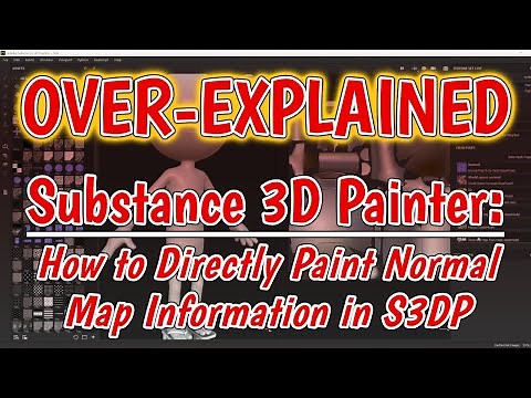 Over-explained: How to Paint Normal Map Information in Substance 3D Painter