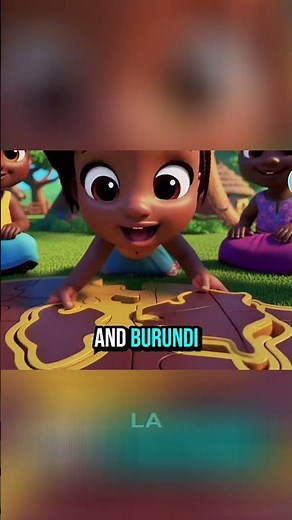 Learn Africa Countries A-Z With Fun ABC Song! #shorts