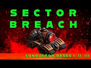 War Commander: Sector Breach Conqueror Bases 1 - 3 (EASY)