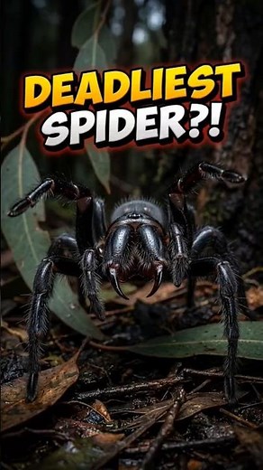 This spider has one of the world's most dangerous venoms. Meet the Sydney Funnel-Web Spider!