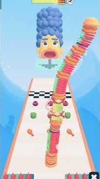 Level 138 Burger Run 🍔🔥 INSANE Spikes Challenge! Can You Survive? #shorts