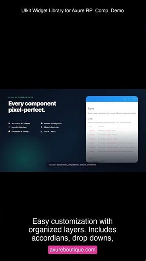 UIkit Widget Library for Axure RP Comp Demo