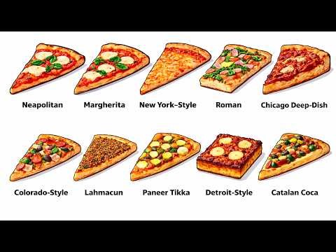 Every Pizza Explained In 6 Minutes