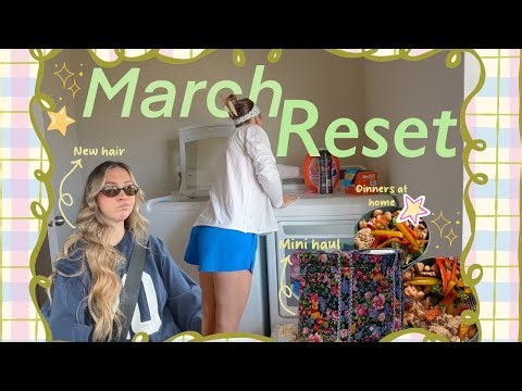 A 'reset' week in my life ⭐️ (new hair, cleaning, planning and more)