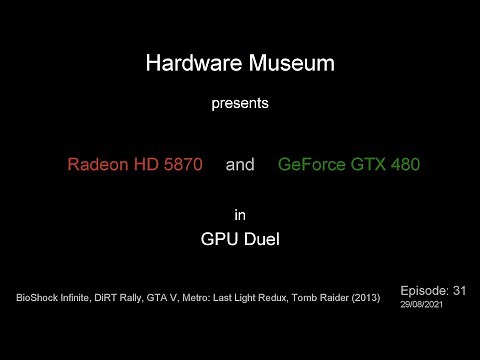 Radeon HD 5870 vs GeForce GTX 480 - GPU Duel (ep. 31)