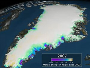 Measuring elevation changes on the Greenland ice sheet