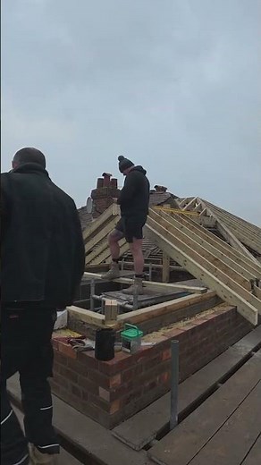 Handcut roof #roofing #builder #timberframe #diy #carpentry #carpenter #roof #framing