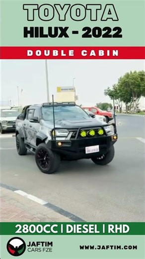 Detailed Inspection Pristine Toyota Hilux 2022 Double Cabin At JAFTIM Car Fze