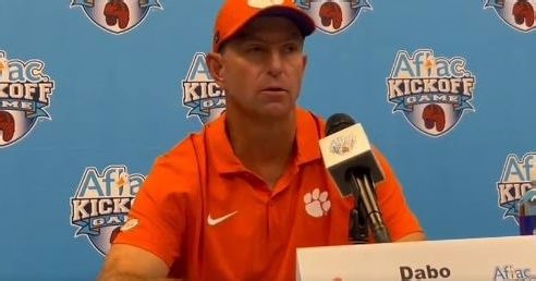 WATCH: Dabo Swinney reacts to blowout loss to Georgia