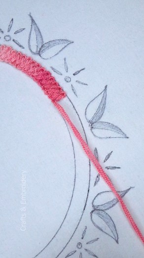 355K views · 1.6K reactions | Cute neckline hand embroidery sewing tutorial for beginners! #diy #easy #embroidery #everyone #fypシ #viral #design #trending #reels #tutorial #satisfying #cute #support #fypシ゚viralシ #viralvideo #viralreels #stitch #handmade #diycrafts #viralvideoシ #useful #reelsviralシ #hand #virals #trendingvideo #reelsfb #fypシ゚ #fbreels #reelsvideo #neck | Crafts & Embroidery | Facebook