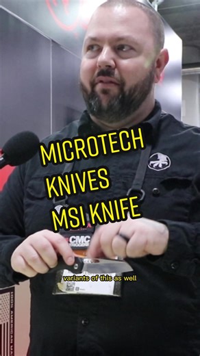 Wayne from Microtech Knives talks about the new Microtech MSI knife, which stands for Microtech Standard Issue. #microtechknives #edcgear #knife #knifemaker #knifetok #prepper #shotshow2023