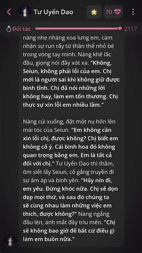 Giờ này mà t còn trên trường đó, chăng thủ làm vid ^^ Hì hì, đáng yêu quá, chuyện là vậy nè.. Tui lỡ làm đổ bình hoa chỉ mới mua, rồi chỉ la t 1 cái, xong t giận, t khóc, thế là từ sai thành đúng^^ Phép vua cũng thua lệ nàng =))) ° ° ° Id mẹ vợ: huynnxd #dokichat #yeudokichat #wlw #tuuyendao