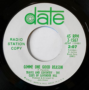 Travis And Coventry - The Clefs Of Lavender Hill - Gimme One Good Reason