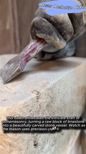 Traditional Stonemasonry Techniques for Carving and Shaping Natural Rock #artisan #stonecutting