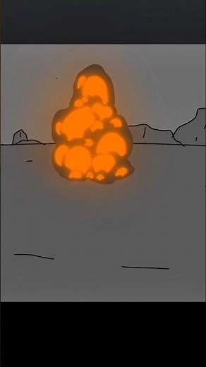 Simple Explosion Animation Tutorial #animation #flipaclip #tutorial
