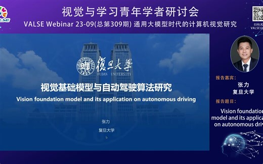 20230426【通用大模型时代的计算机视觉研究】张力：Vision foundation model and its application on……