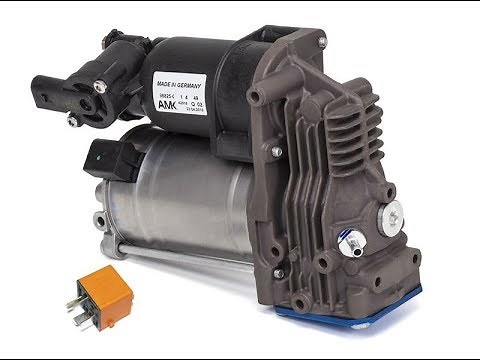 Desmontagem do compressor de suspensão AMK - X5 E70 air suspension repair