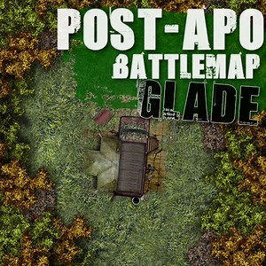 post apocalyptic battle map ⚡ Abandoned car glade by Amatsu Maps