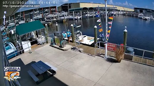 Gasparilla Marina Live Webcam - Placida, Florida, USA