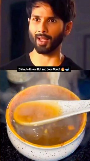 2 Minute Knorr Hot and Sour Soup! 🔥🥣 #knorrsoup #soup #2minrecipe #easyrecipe #yummy #follow #yt