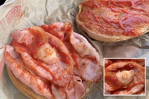 McDonald's diner horrified as he finds 'nipple' in his bacon roll