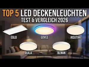 TOP 5: Beste LED Deckenleuchte 2026 💡 (Test: Govee, Aisutha & Mehr)