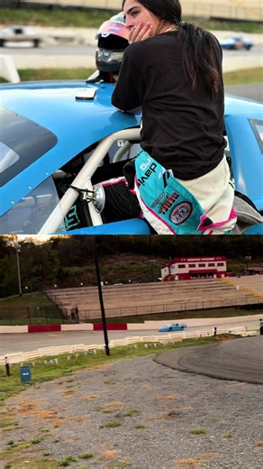 TestNTune ✔️she rolls nice😎#tiktoktrend #prolatemodels #racing #fyp #GRLDRVR @Hoosier Racing Tire @The Newport Speedway @OH SNAP! Pickles @Skullcandy @vans @Alani Nutrition