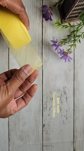 1.6M views · 10K reactions | DIY organza ribbon flower for flower vases and bouquets DIY rose flower #diy #craft #organza #organzaribbon #rose #flower #valentines #valetinesrose #valentinesday #Valentinesdaygift #February #easycraft #simplecraft | Neelima Kakarla | Facebook